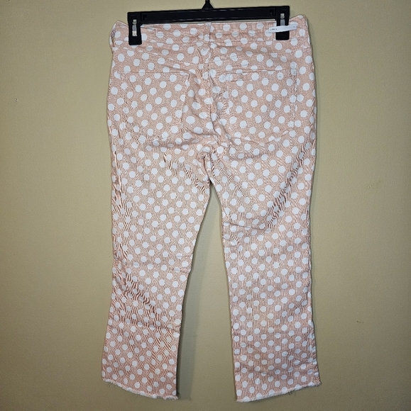Anthropologie Pilcro and the Letterpress Polka dot Capri Pants Size 27 P… - Picture 12 of 13